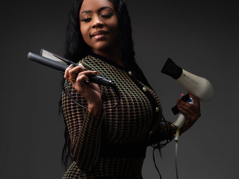 Imani Reyes, extensions and texture specialist at Wildflower Salon